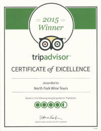 TripAdvisor Certificate of Excellence 2015